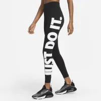 Nike Sportswear Essential жіноча З високою талією Graphic лосіни колір чорний