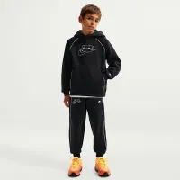 Nike Air Big детские Pullover Толстовка с капюшоном цвет черный