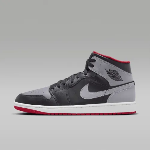 Nike Air Jordan 1 Mid чоловічі Кросівки колір чорний