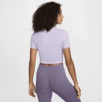 Nike Sportswear Essential женская Slim Cropped футболка цвет фиолетовый