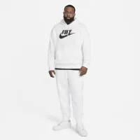Nike Sportswear Club Fleece мужские Graphic Pullover Толстовка с капюшоном цвет белый