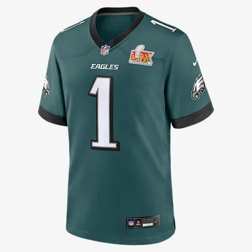 Jalen Hurts Philadelphia Eagles Super Bowl LIX чоловічі Nike NFL Game Jersey колір зелений