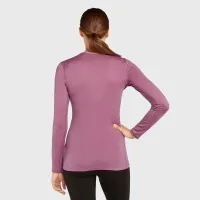 Футболка Icebreaker Merino 200 Oasis Long Sleeve Crewe Thermal 10437502V1 - Розовая