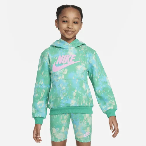 Nike Little дитячі Printed Club Pullover колір зелений