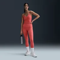 Nike Indy жіноча Light-Support Padded Sports Bra Tank Orange