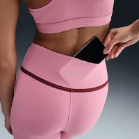 Nike One женская С высокой Талией 7/8 лосины Pink