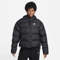 Nike Sportswear Metro Puffer женская Therma-FIT Loose Hooded Куртка цвет черный