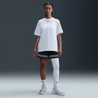 Nike A'ja Wilson жіноча A'symmetric Mid-Rise Single-Leg баскетбольні лосіни колір білий