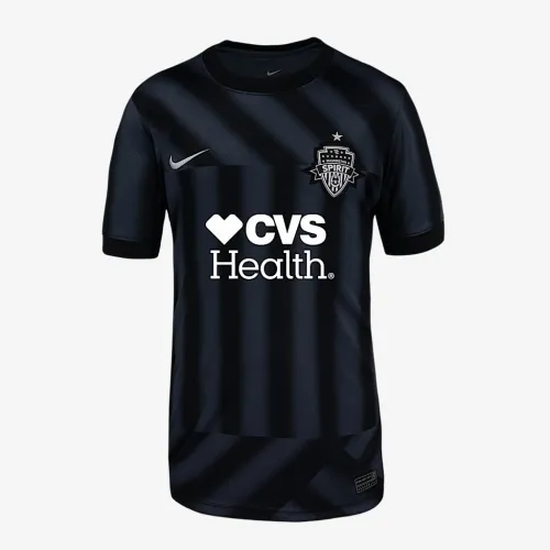 Washington Spirit 2025 Stadium Home Big дитячі Nike Dri-FIT NWSL Replica Jersey колір чорний