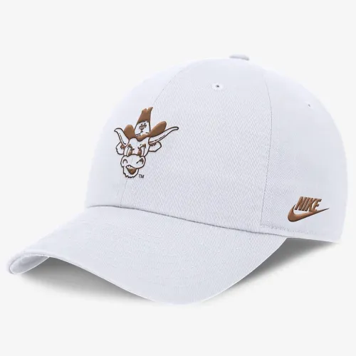 Texas Longhorns Legacy Club мужские Nike Dri-FIT College Adjustable Hat цвет белый