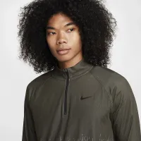 Nike Tour мужские Dri-FIT ADV 1/2-Zip для гольфа Top цвет зеленый