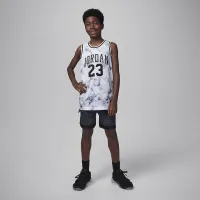 Nike Jordan MJ Advanced Sport Big детские Dri-FIT Statement Diamond шорты цвет серый