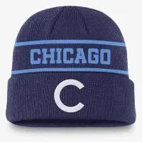 Chicago Cubs Rewind Terra мужские Nike MLB Cuffed Beanie синий