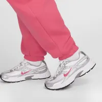 Nike Sportswear Phoenix Fleece женская С высокой Талией оверсайз Sweatpants (большие размеры) Pink