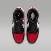 Nike Jordan 1 Mid Little/Big детские Cleats цвет красный