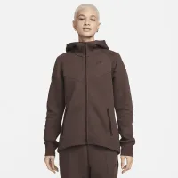 Nike Sportswear Tech Fleece Windrunner жіноча Full-Zip Толстовка з капюшоном колір коричневий