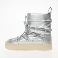 Кросівки Tommy Hilfiger Lace-Up Metallic Snowboot FW0FW08442-0IN - Срібні