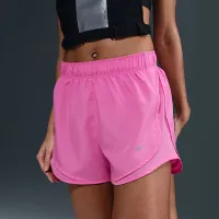 Nike Tempo женская Dri-FIT Mid-Rise Brief-Lined Running шорты Pink