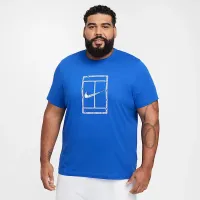 NikeCourt чоловічі Dri-FIT Tennis футболка блакитний
