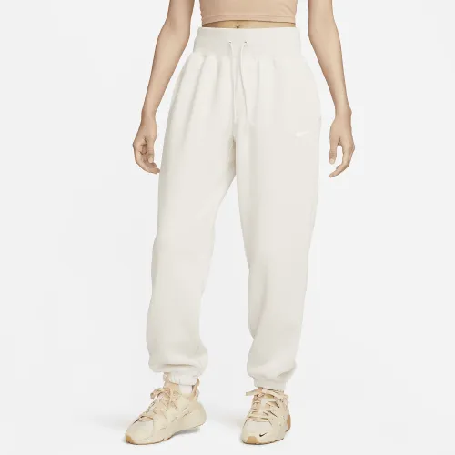 Nike Sportswear Phoenix Fleece женская С высокой Талией оверсайз Sweatpants цвет коричневый