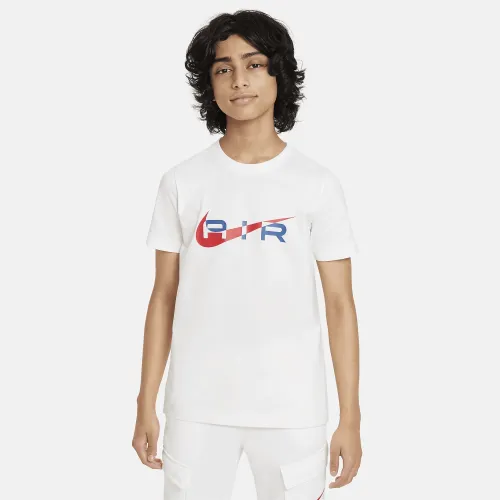 Nike Air Big детские (для мальчиков) футболка цвет белый