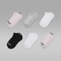 Nike Jordan Big дитячі (Girls') No-Show шкарпетки (6-pack) Pink