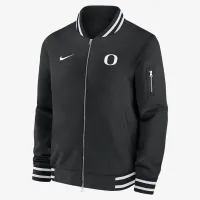 Oregon Ducks Sideline чоловічі Nike College Full-Zip Bomber Куртка колір чорний