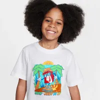 Nike Sportswear Big дитячі футболка колір білий