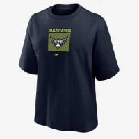 Dallas Wings женская Nike WNBA Boxy футболка синий