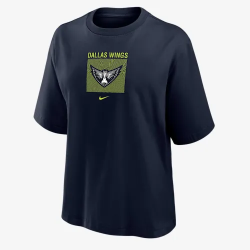 Dallas Wings женская Nike WNBA Boxy футболка синий