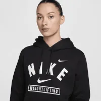 Nike жіноча Weightlifting Pullover Толстовка з капюшоном колір чорний