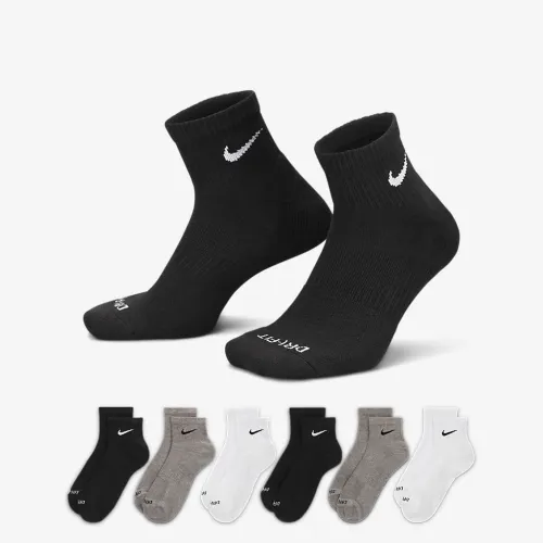 Nike Everyday Plus Cushioned тренировочные Ankle носки (6 пары) многоцветный