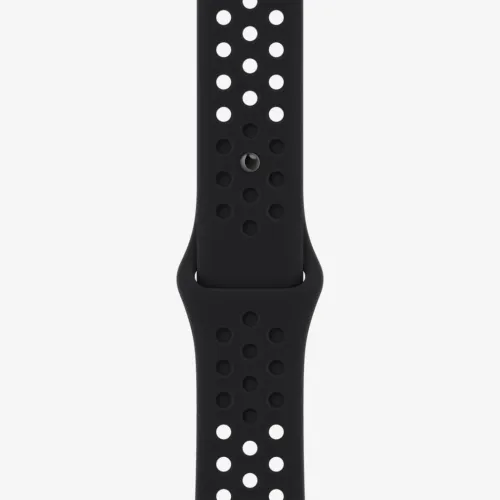 45mm Black/Black Nike Sport Band - M/L Black