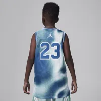 Nike Jordan23 Big детские Printed Jersey синий