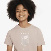 USWNT Big дитячі Nike Soccer футболка колір коричневий
