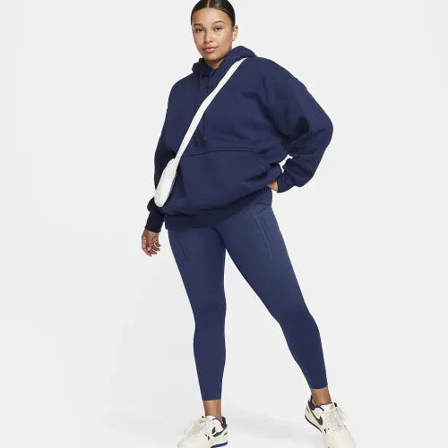 Nike Go женская Firm-Support С высокой Талией 7/8 лосины с карманамисиний