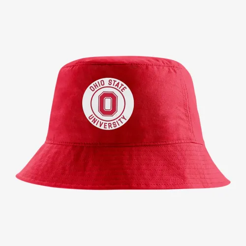 Ohio State Nike College Bucket Hat цвет красный