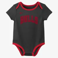 Chicago Bulls Baby Nike NBA 3 пары Bodysuit набор цвет красный