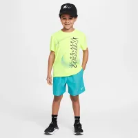 Nike Dri-FIT Little детские Icon Woven шорты цвет зеленый