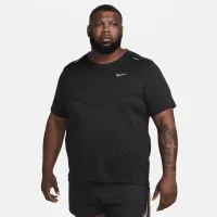 Nike Rise 365 мужские Dri-FIT Short-Sleeve Running Top цвет черный