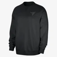 Chicago Bulls Standard Issue мужские Nike Dri-FIT NBA Crew-Neck свитшот цвет черный
