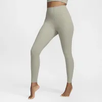 Nike Zenvy Rib жіноча Gentle-Support З високою талією 7/8 лосіни колір зелений