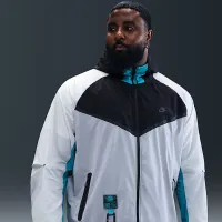 Nike Tech мужские Woven Windrunner Full-Zip Куртка цвет черный
