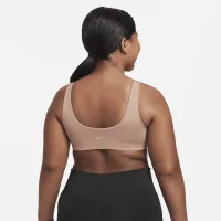Nike Dri-FIT Alate All U Big дитячі (Girls') Sports Bra (Extended Size) колір коричневий