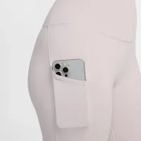 Nike One жіноча З високою талією 7/8 лосіни з кишенямиколір фіолетовий