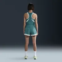 NikeCourt Slam жіноча Dri-FIT Tennis Tank Top колір зелений
