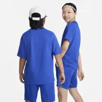 Nike Multi Big детские (для мальчиков) Dri-FIT тренировочные Top синий