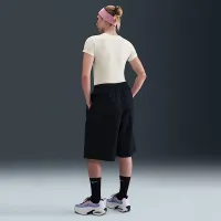Nike Sportswear Chill Knit жіноча Slim Cropped футболка колір білий