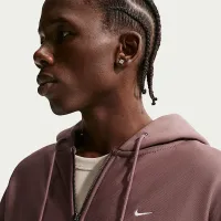 Nike Solo Swoosh чоловічі Full-Zip Fleece Толстовка з капюшоном колір фіолетовий
