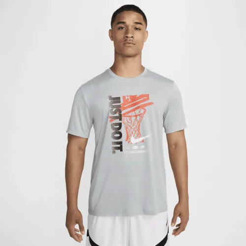 Nike чоловічі Dri-FIT баскетбольні футболка колір сірий